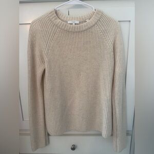 Vince Women's Soft Cream 100% Cashmere Knit Sweater